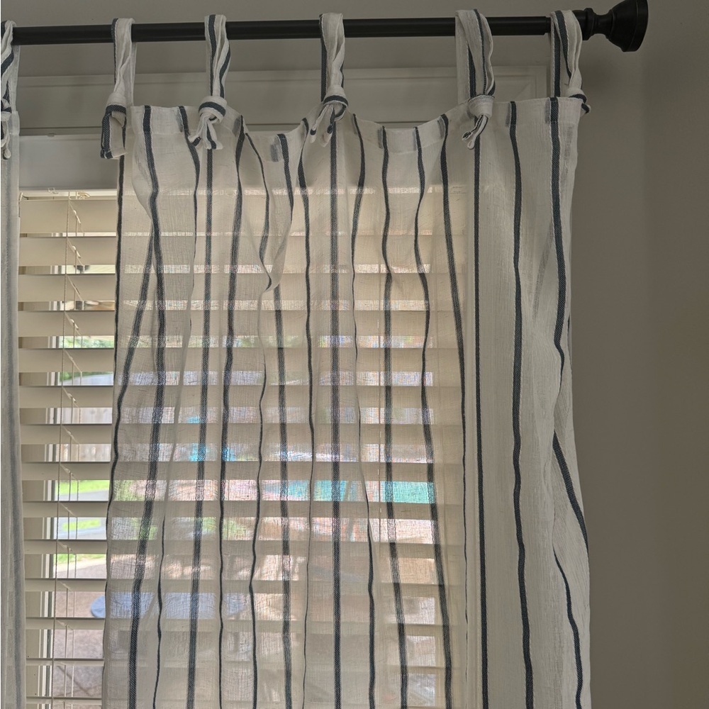 Hearth & Hand Magnolia Sheer Curtain Panels Set of 6